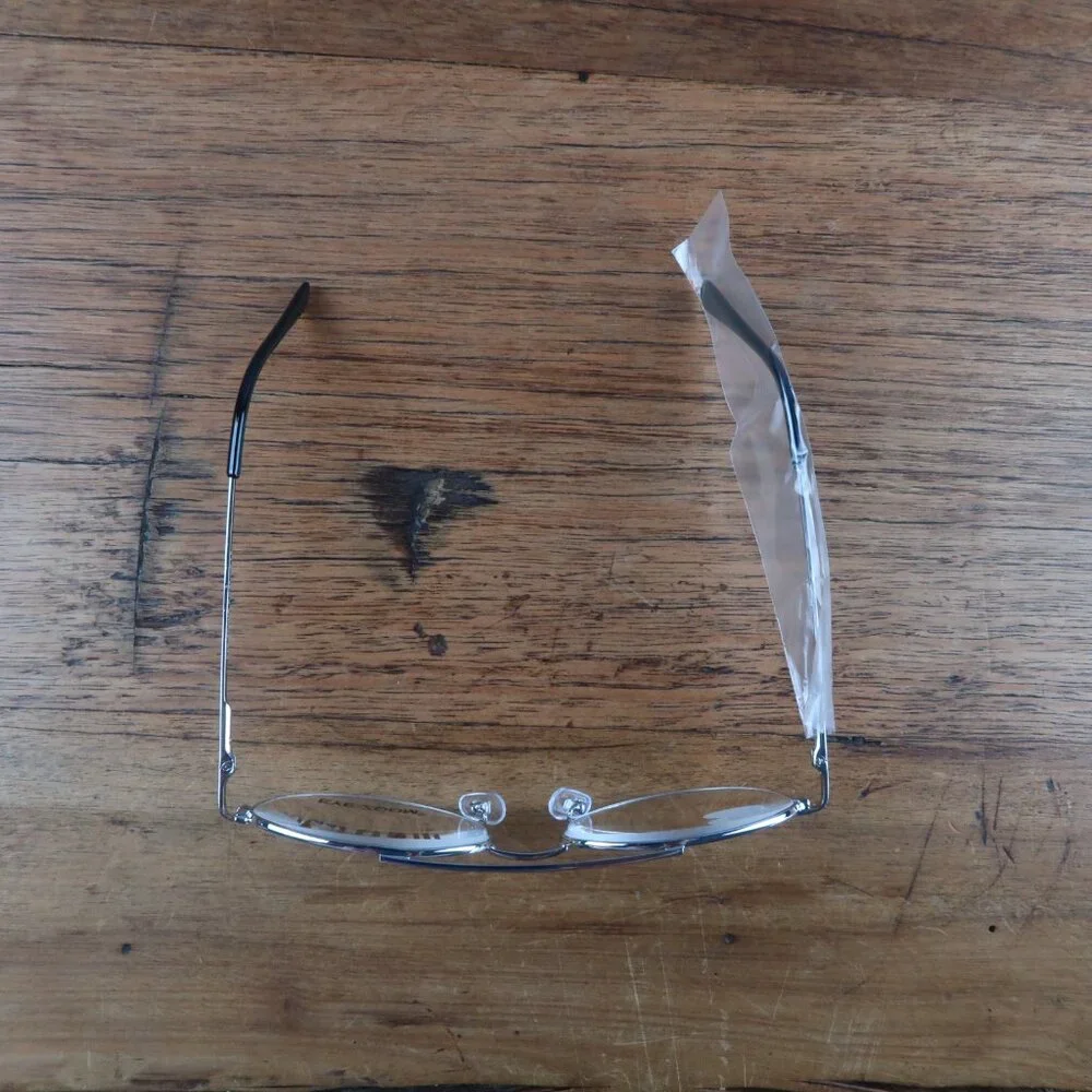 EYEZOOM GOLD FRAME 55MM UNISEX AVAITOR READING GLASSES 2.50 NWT